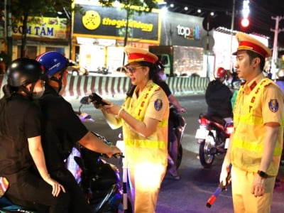 Bình Dương xử phạt nhiều nhất lỗi nồng độ cồn trong 5 ngày nghỉ lễ
