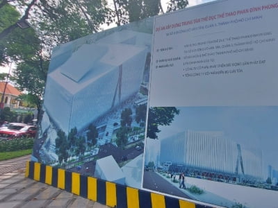 Tp.HCM: Thay đổi đầu tư dự án Nhà thi đấu Phan Đình Phùng sau 16 năm