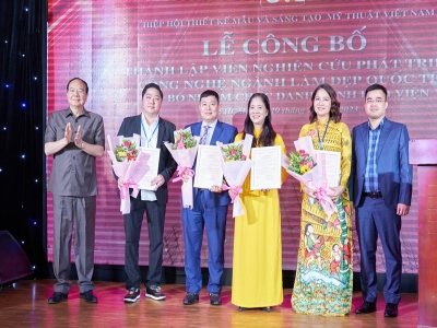 Lễ ra mắt Viện Nghiên cứu phát triển công nghệ ngành làm đẹp với nhiều thông điệp ý nghĩa.