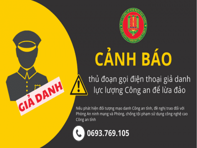 Cảnh báo mạo danh 2 phó giám đốc công an để lừa đảo