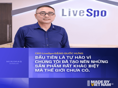 CEO LiveSpo: Tự hào vì sản phẩm công nghệ sinh học đột phá "Made by Vietnam" có thể hiên ngang ra thế giới