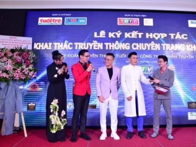Lễ ký kết hợp tác khai thác truyền thông chuyên trang Khởi nghiệp trẻ