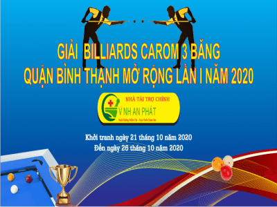 Truyền hình trực tiếp trận chung kết Billiards Carom 3 băng CLB 259 - Quận Bình Thạnh mở rộng 2020.