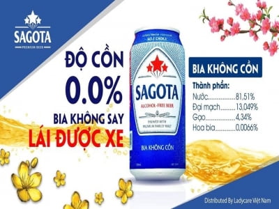 Ra mắt dòng sản phẩm “Bia không cồn vị nguyên chất”