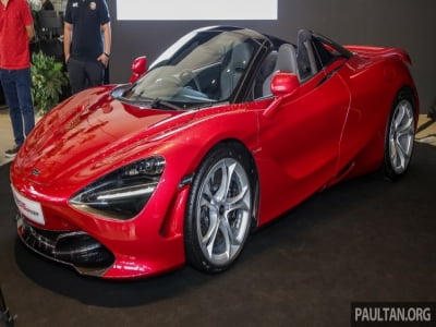 Siêu xe mui trần McLaren 720S Spider ra mắt giới siêu giàu tại Malaysia với mức giá 6,7 tỷ đồng