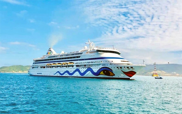 Tàu biển Aida Vita từng đưa ngàn khách du lịch đến Việt Nam - Ảnh đăng trên vietnamnet.vn